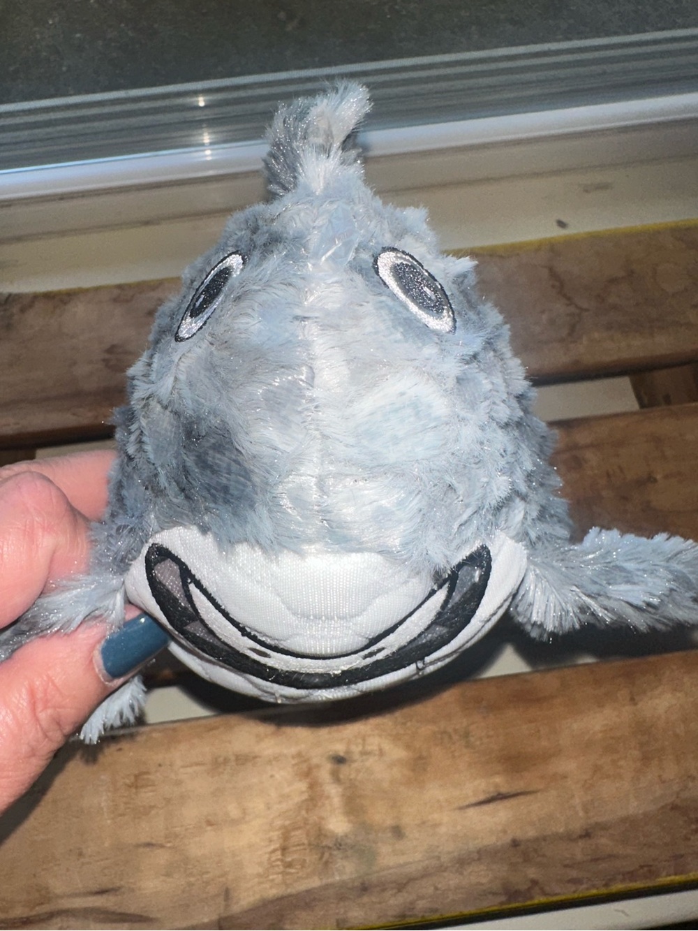 Shark Plush Dog Toy ~ New - Picture 5 of 5